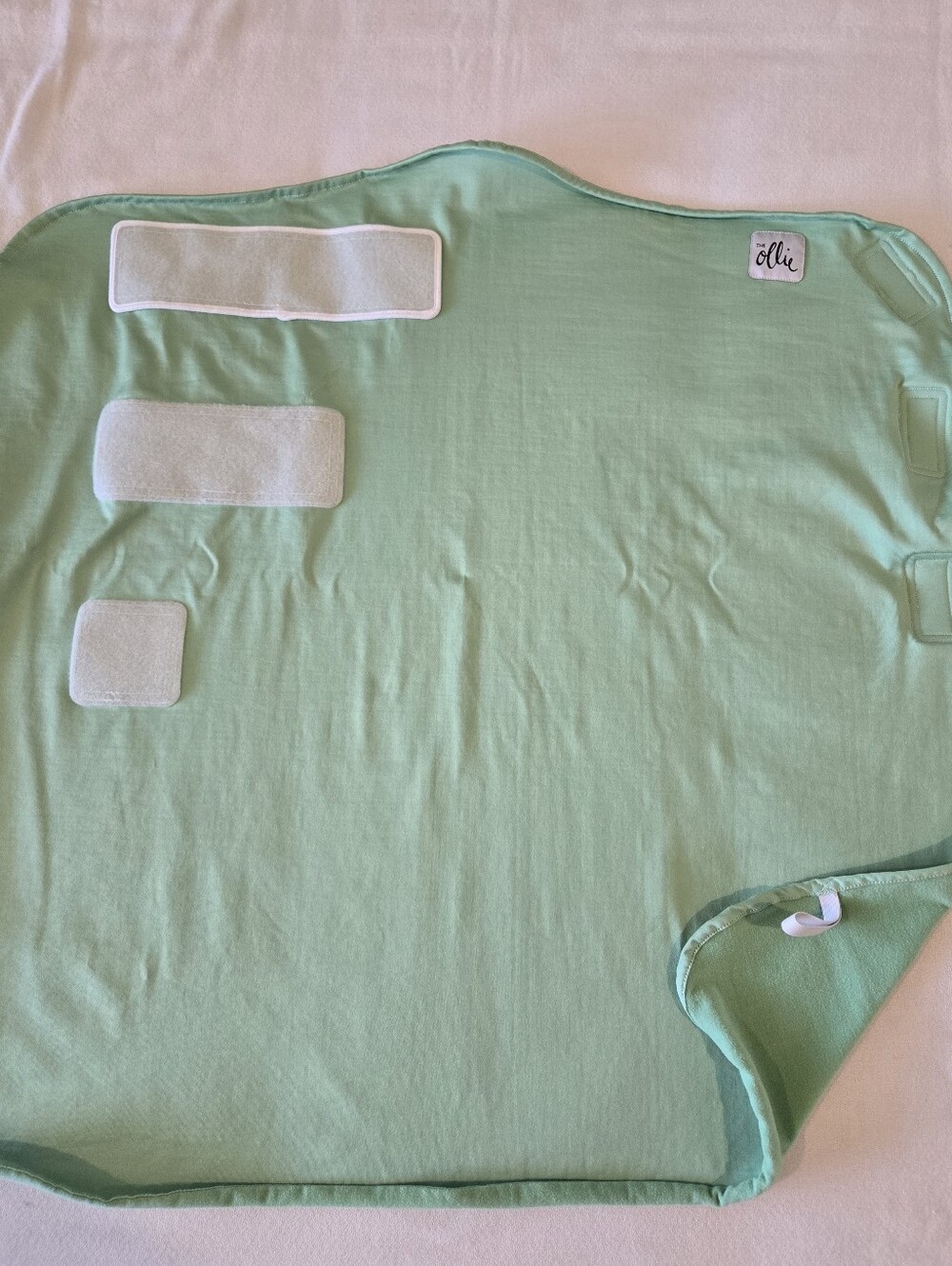 The Ollie World Swaddle Wrap Meadow Mint Green